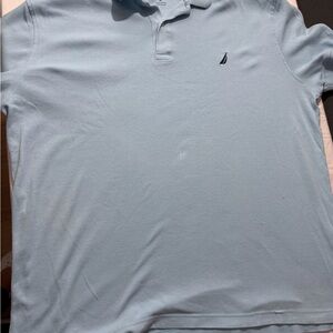 Nautica Men's Sky Blue Polo Shirt